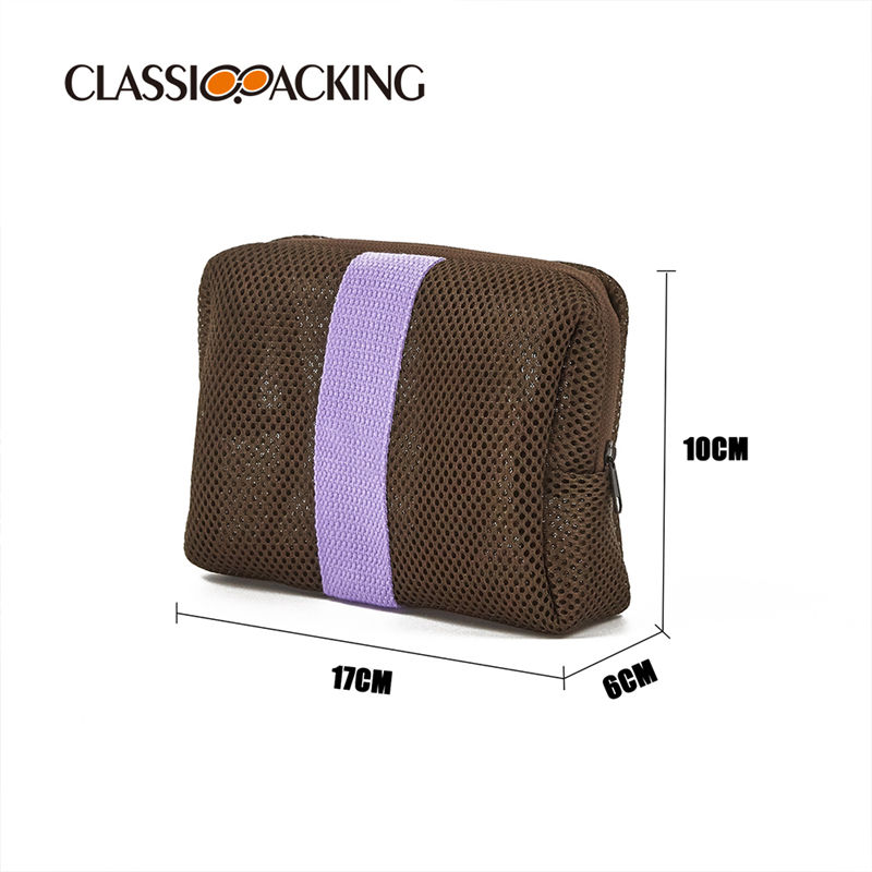 best polyester mesh cosmetic bag