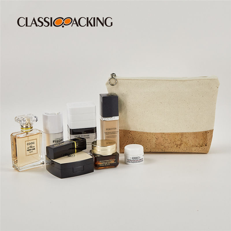 high-quality canvas makeup bag