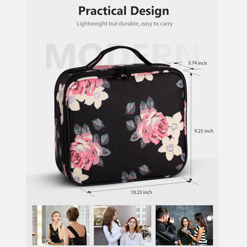 cosmetic case with handle