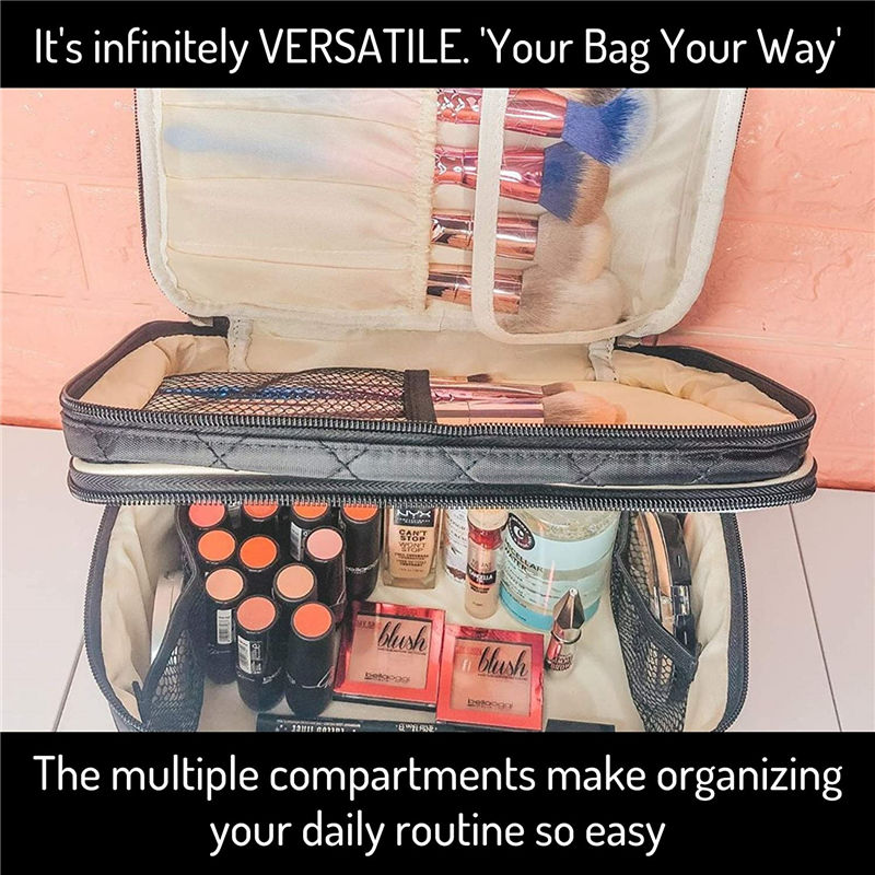 double layer makeup case