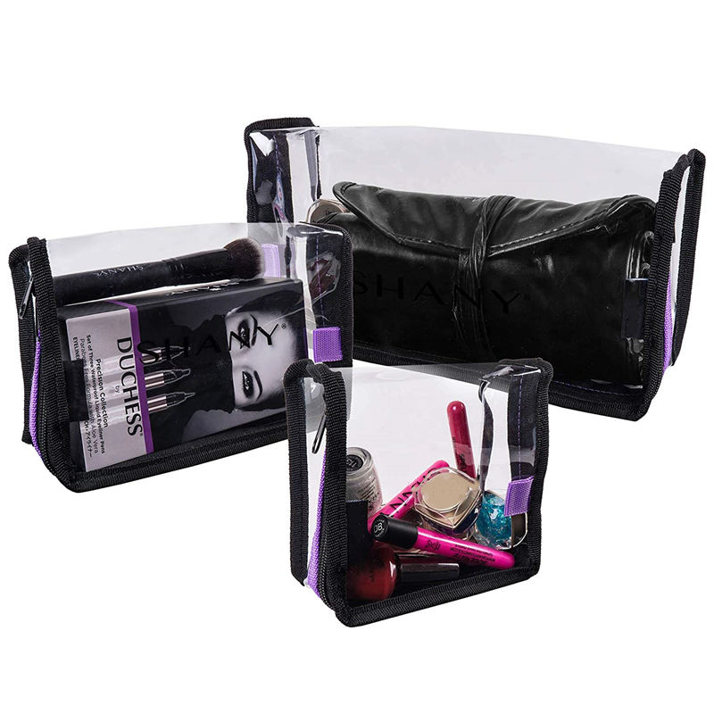 toiletry and makeup bag set