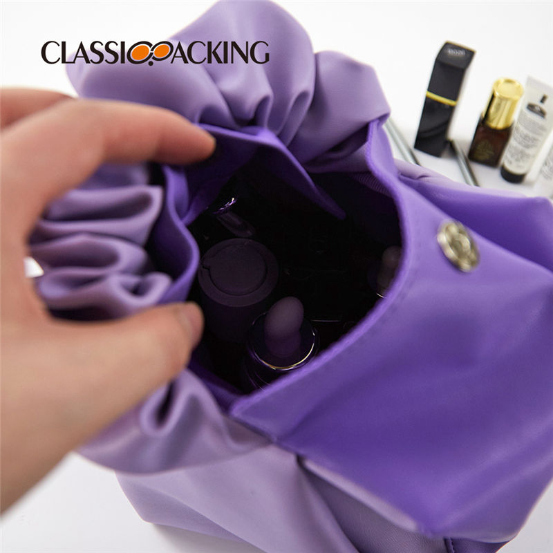 PU cosmetic bag for women