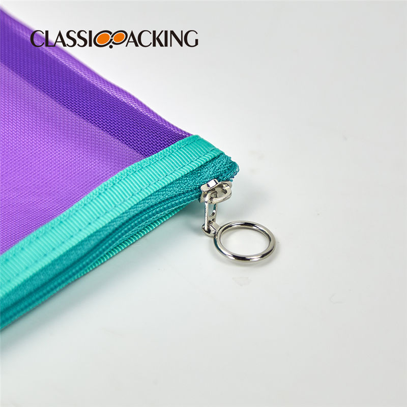 clear polyester makeup pouch