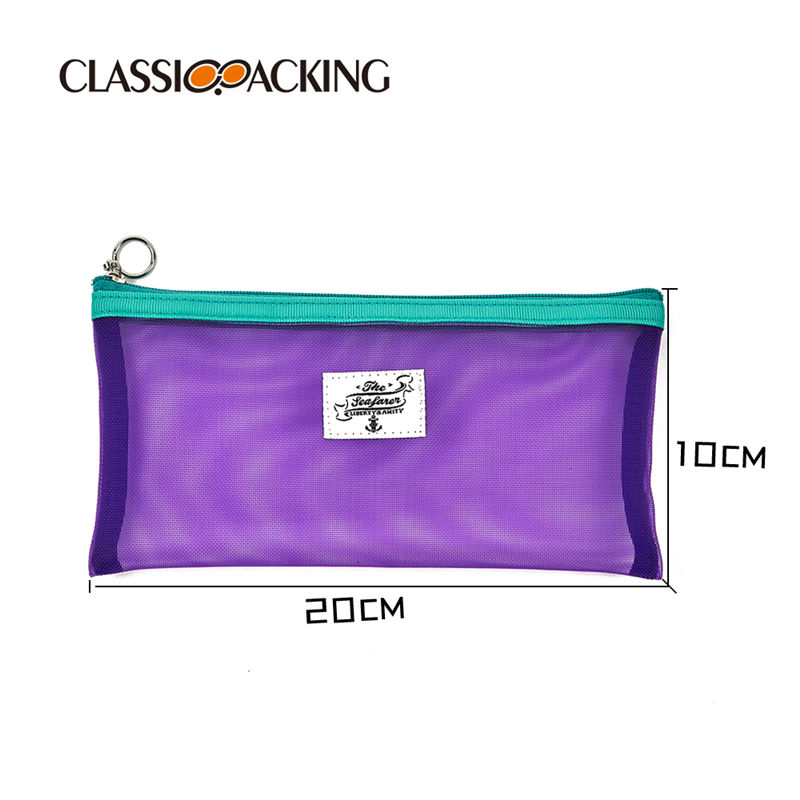 clear polyester makeup pouch