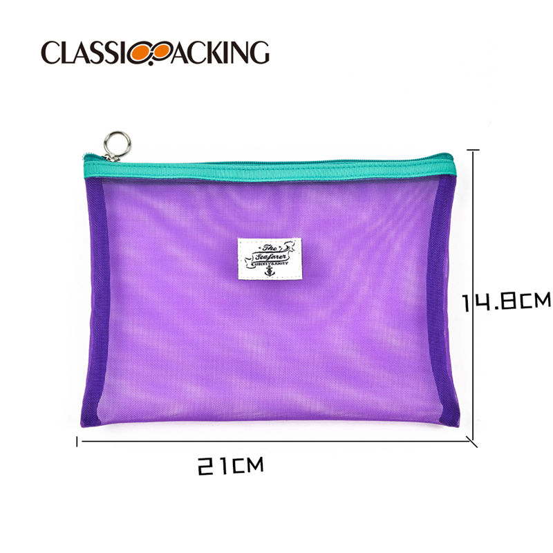 polyester cosmetic mesh bag