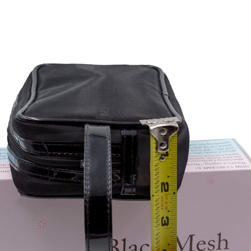 Black Mesh Makeup Bag