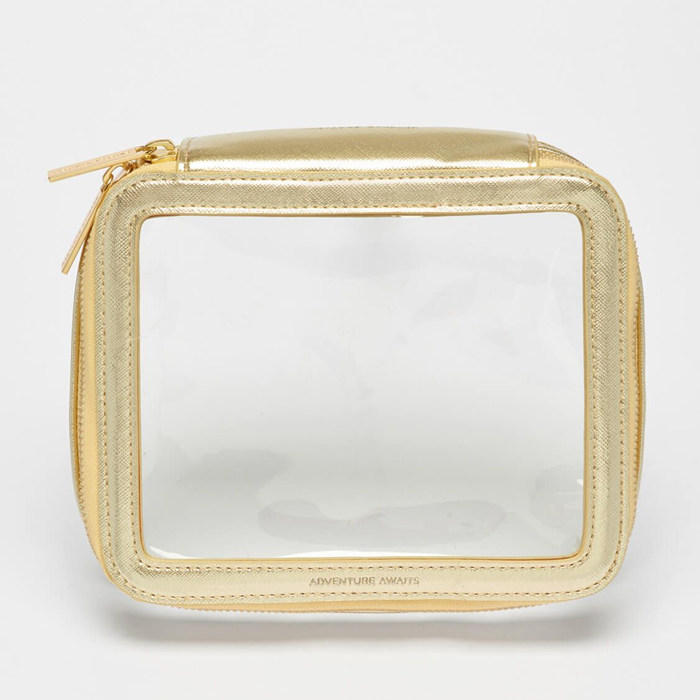 Leather Cosmetic Organizer Case