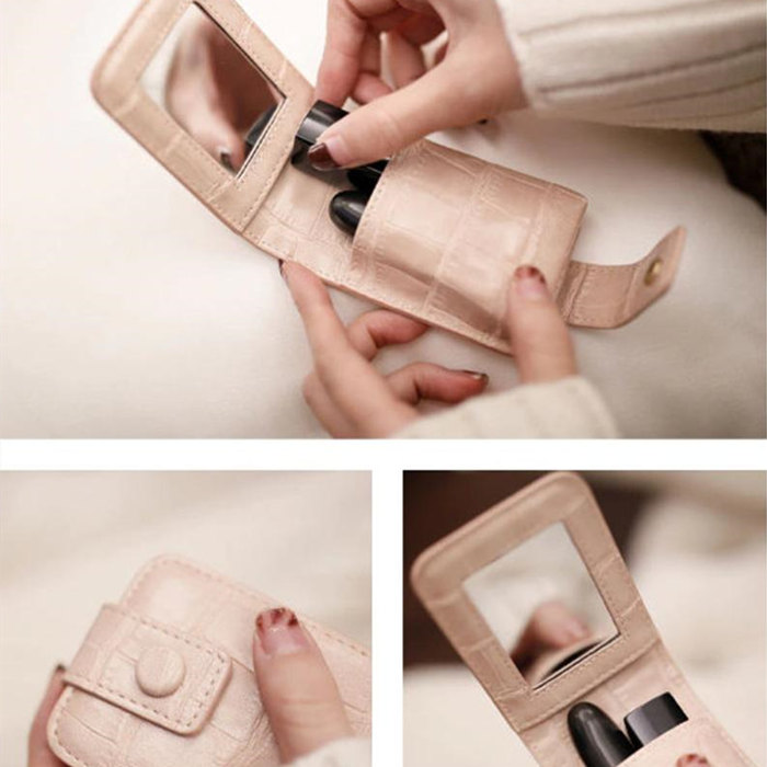 Cosmetic Bag With Mirror