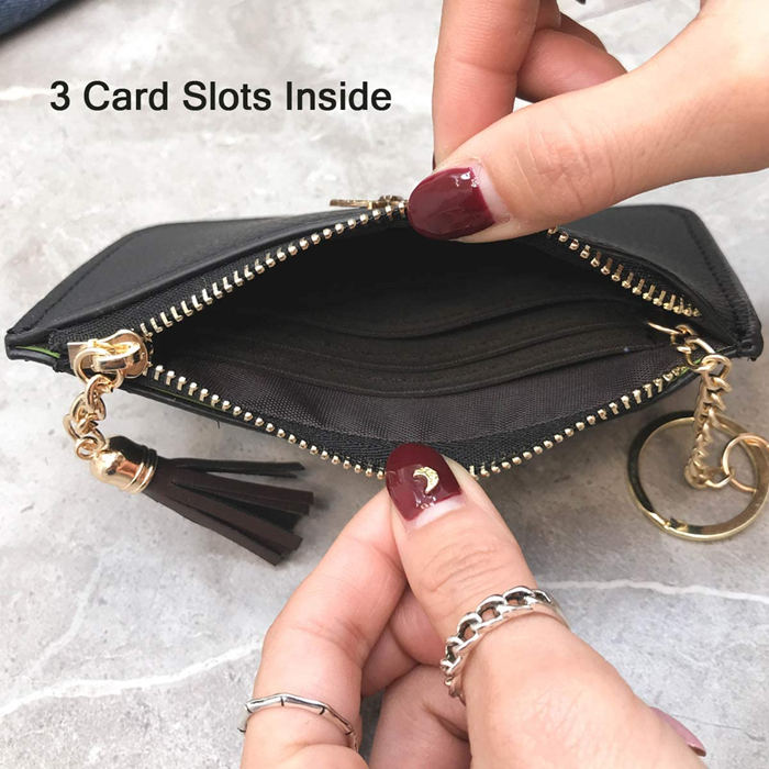 Coin purse with key chain