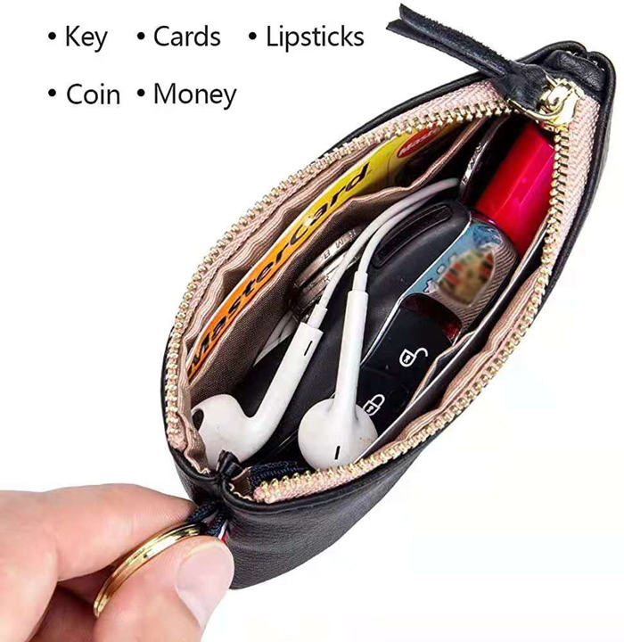 Dual Key Rings Change Pouch