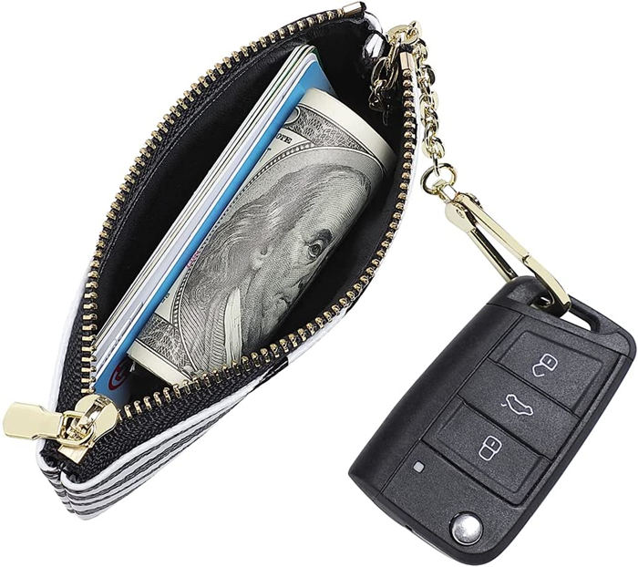 Premium Tiny Coin Purse with Key Chain