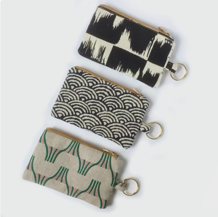  Key Wallet Zipper Pouch