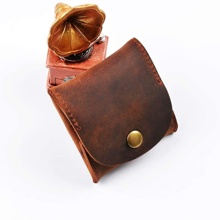 Classic Design Leather Coin Purse 