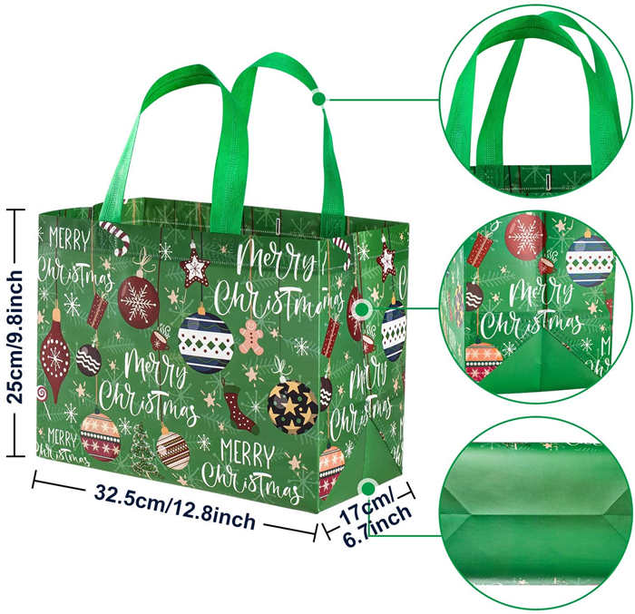 Christmas Tote Bags with Handles