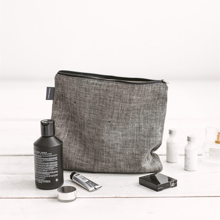 Eco friendly Linen Toiletry Bag