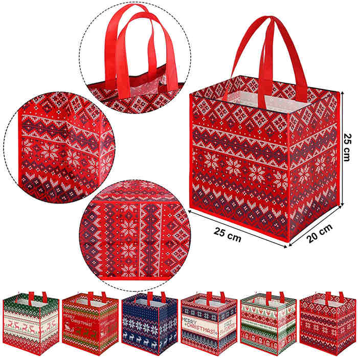 Christmas Bulk Non Woven Shopping Bags